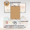 Ver imagem 7 de Kit 3 Quadros Safari Aquarela Infantil Quarto Vidro 20x30cm Arte na Arte Safari Aquarela com Vidro M