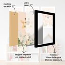 Ver imagem 5 de Kit 3 Quadros Safari Aquarela Infantil Quarto Vidro 20x30cm Arte na Arte Safari Aquarela com Vidro M