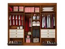 Ver imagem 2 de Guarda-roupa 6 Portas Cinamomo/off White Athos 2.78 D'doro