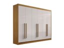 Ver imagem 1 de Guarda-roupa 6 Portas Cinamomo/off White Athos 2.78 D'doro