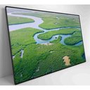 Ver imagem 5 de Quadro Rios E Floresta Amazônia 120x80 Cm Tecido Canvas