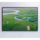 Ver imagem 4 de Quadro Rios E Floresta Amazônia 120x80 Cm Tecido Canvas