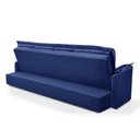 Ver imagem 6 de Sofá Cama 2,00m 3 Lugares Suede Vienna Azul