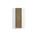 Ver imagem 1 de Guarda-roupa de Canto 2 Pts Kappesberg Adapt Branco/nogueira