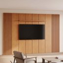 Ver imagem 1 de Painel para TV Union 363 cm com 3 Módulos de Expansão 250 cm de Altura sem LED Naturalle Mavaular