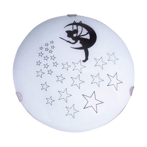 LUMINÁRIA PLAFON REDONDO MINI 25CM FADA PRETO - 1307 MINI PT