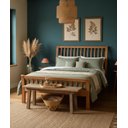 Ver imagem 1 de Cama de Casa Verona King Size 1,95 X 2,05 - Madeira Maciça - Móveis de Gramado - ( Cor Castanho )