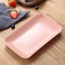 Ver imagem 3 de 6 Travessas Bambu para Servir Bandeja Retangular 21,5x14cm Colorida Lyor Lines