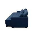 Ver imagem 6 de Sofá sem Caixa Retrátil Reclinável 2,10m Catarina Veludo Azul Rover & Beato