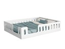 Ver imagem 2 de Cama Casal Penelope Branca com Colchão 188x138