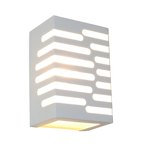 Arandela De Aluminio G9 Mini Bivolt Branco Rioprelustres 6221 Arandela 6221