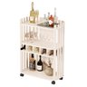 Carrinho C Adega Bebidas Barzinho Aparador Multiuso Vino Off - 2