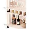 Carrinho C Adega Bebidas Barzinho Aparador Multiuso Vino Off - 6