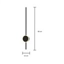 Ver imagem 2 de Arandela Led Katana Preto 3000k 24w - Havvy Iluminação