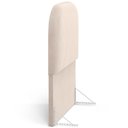 Ver imagem 6 de Cabeceira Cama Box 100cm Orgânica Lanna W01 Suede Bege - Lyam Decor