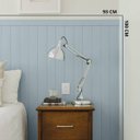 Ver imagem 6 de Revestimento de Parede Shiplap Ripado Tipo Lambri Vinilico 100x93cm:ocean