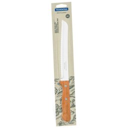 Faca para Pão Tramontina Dynamic com Lâmina de Aço Inox e Cabo de Madeira Natural 8" Tramontina - 4