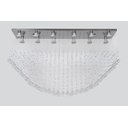 Ver imagem 2 de Lustre de Cristal para Sala de Estar com Base de Inox 1mx20
