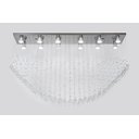 Ver imagem 4 de Lustre de Cristal para Sala de Estar com Base de Inox 1mx20