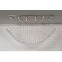 Ver imagem 3 de Lustre de Cristal para Sala de Estar com Base de Inox 1mx20