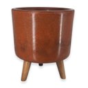 Ver imagem 1 de Vaso Doha Pequeno Pé Palito (22x19) Chocolate Alpe e Aritana