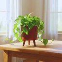 Ver imagem 6 de Vaso Doha Pequeno Pé Palito (22x19) Chocolate Alpe e Aritana