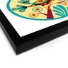 Quadro Decorativo Passarinho Plim Sol - 65x46cm (Moldura caixa em laca preta) - Arte Maníacos - 2