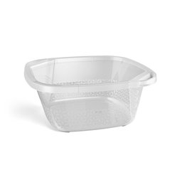 Bacia de Plástico 14 Litros - Transparente - 1