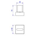 Ver imagem 3 de Acabamento Registro de Gaveta Deca Polo 1/2" 3/4" 1" - 4900c33pq