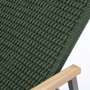 Ver imagem 3 de Espreguiçadeira de Piscina Perpétua em Corda Náutica com Braços em Aluminio e Madeira