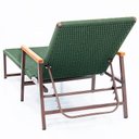 Ver imagem 5 de Espreguiçadeira de Piscina Perpétua em Corda Náutica com Braços em Aluminio e Madeira