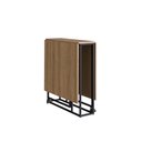 Ver imagem 2 de Mesa Escrivaninha 142cm Dobrável com Rodízios Naomi Mel Z54 - Mpozenato