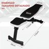 Banco Fitness Academia para Exercícios 9 em 1 Branco e Preto - 4