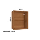 Ver imagem 3 de Armário de Cozinha Modulado Ciela R643 C/ 1 Porta 60cm Canela/azul - Kappesberg