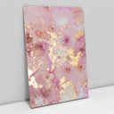 Ver imagem 2 de Quadro Decorativo em Canvas Abstrato Mármore Rose Gold TaColado Moldura Flutuante 4,5cm Freijó 90 x 