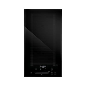 Cooktop de Indução Dako 2 Bocas Preto com Zona Flexível 220v