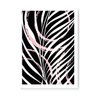 Quadro Decorativo Folha Escandinava - 23x16,25cm (Moldura caixa em laca branca) - Arte Maníacos - 1