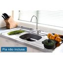 Ver imagem 5 de Cozinha Completa Botanic 3 Peças (1aéreo+1balcão+1complemento) C3p15 Nogueira/verde Oliva -
