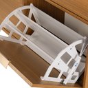 Ver imagem 5 de Sapateira Kaki 4 Portas 105 cm X 35 cm Louro Freijó