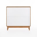 Ver imagem 7 de Sapateira Kaki 4 Portas 105 cm X 35 cm Louro Freijó