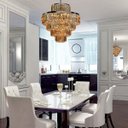 Ver imagem 2 de Lustre Dijon Cristal 55cmx70cm Bella Iluminação