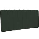 Ver imagem 1 de Cabeceira Cama Box Painel Casal 140 Cm Dubai Verde Musgo