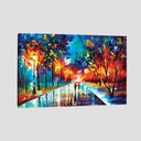 Ver imagem 1 de Quadro Paisagem Caminho Tela No Chassi 45X30Cm