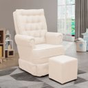 Ver imagem 1 de Poltrona de Amamentação Balanço Ellen com Puff - Lg Decor Baby