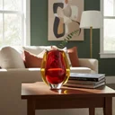 Ver imagem 1 de Vaso de Murano Colorido Grande para Decoração 22cm, Peça Decorativa.