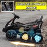 Mini Kart Elétrico Infantil com 4 Motores 24v até 50kg Bateria Recarregável Controle Remoto para Pai - 9