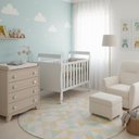 Ver imagem 3 de Berço Mini Cama com Rodízios e Proteção Lateral Soninho em Mdf 80cm Cor Branco - Tigus