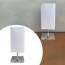 Ver imagem 2 de Abajur Luminaria de Mesa Quadrado e Interruptor Ref 49 Decoração Casa Sala Quarto Escritório Moveis