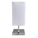 Ver imagem 4 de Abajur Luminaria de Mesa Quadrado e Interruptor Ref 49 Decoração Casa Sala Quarto Escritório Moveis
