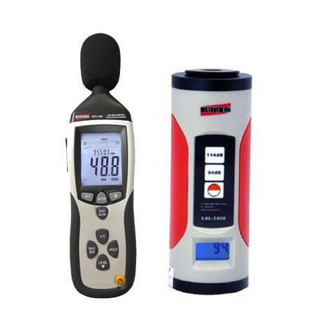 Kit Decibelímetro Datalogger Calibrador Acústico Sonômetro